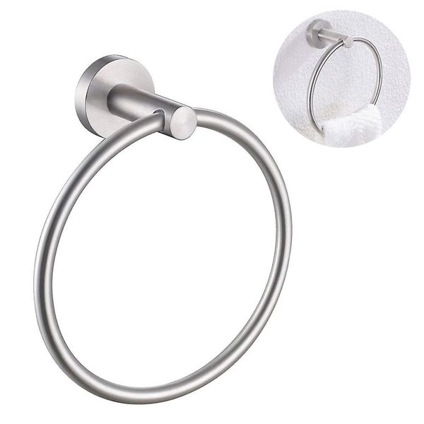 Towel Ring For Bathroom 1 Pack, Kitchen Bath Circle Towel Holder Hangers Wall Mo Carousel 1