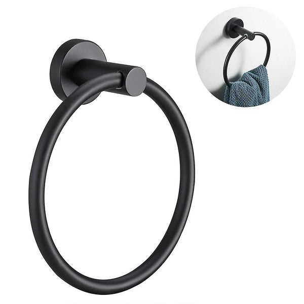 Towel Ring For Bathroom 1 Pack, Kitchen Bath Circle Towel Holder Hangers Wall Mo Carousel 2