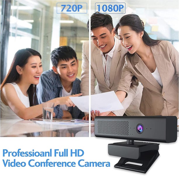 3 In 1 Webcam, 1080p Full Hd Webcam, With Speakers + 4 Stereo Noise Reduction Mi Carousel 2