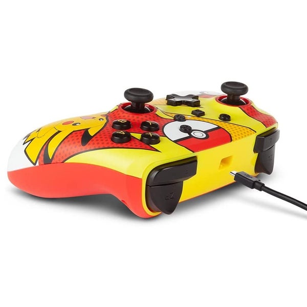 PowerA Enhanced Wired Gaming Controller For Nintendo Switch Pikachu Pop Art Carousel 2