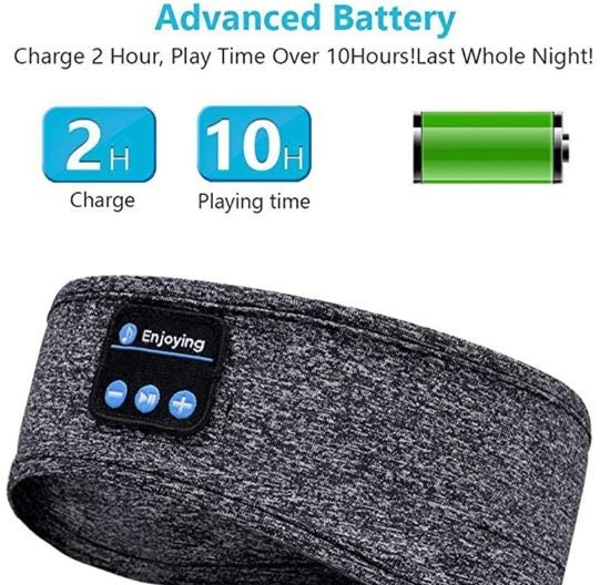 Bluetooth Wireless Sports Headband Bandana Sleep Mask Meditation Exercise Sleep Carousel 2