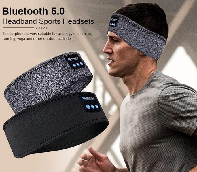 Bluetooth Wireless Sports Headband Bandana Sleep Mask Meditation Exercise Sleep Carousel 1