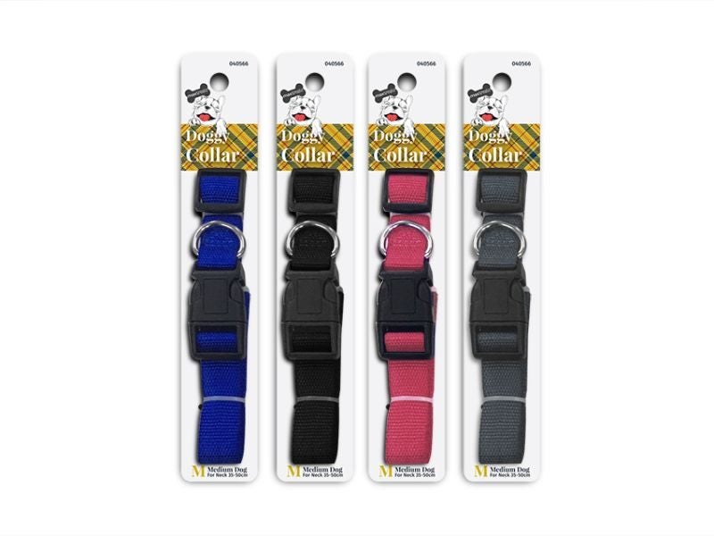 Pet Collar - Max Treats Patterned M Neck 35-50cm (Set of 12 Assorted) Carousel 1