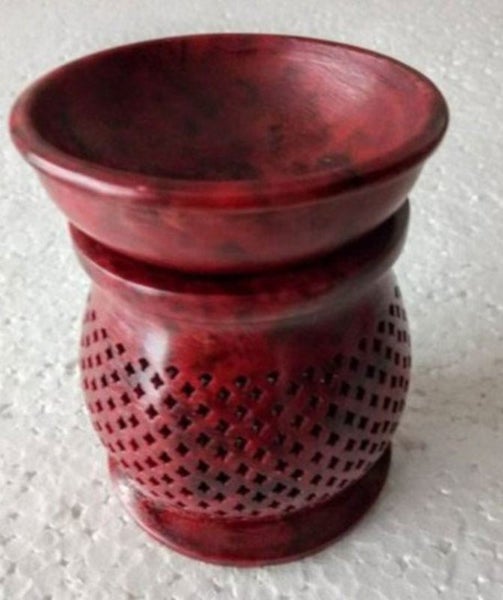 Oil Burner - Soapstone (10cm) Carousel 1