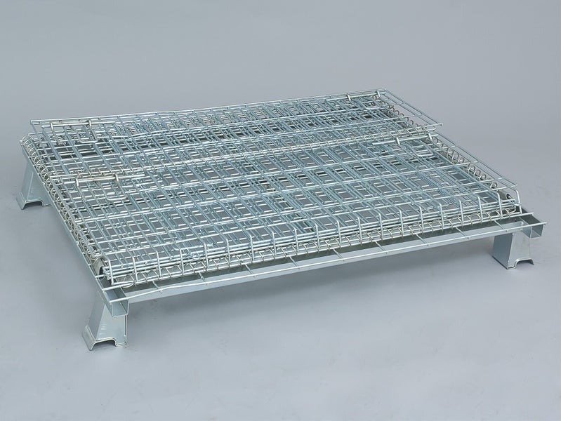 800kg Storage Cage | Collapsing Steel Pallet Crate Stillage Commercial Warehouse Carousel 2