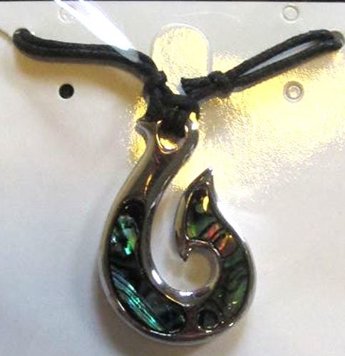 Paua hook necklace Carousel 1