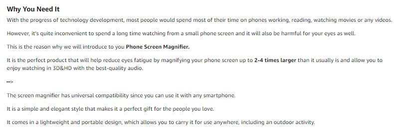Smartphone Screen Magnifier Stand 14 Inch 3D Foldable Amplifier for Cell Phone Carousel 2
