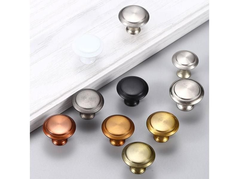 2pcs/lot Round Cabinet Knobs Kitchen Cabinet Drawer Pull Handle With Screw Carousel 2