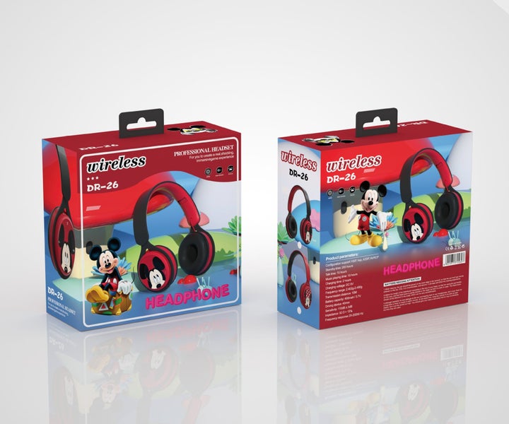 mickey Wireless Over-Ear Headphones DR26 Carousel 2
