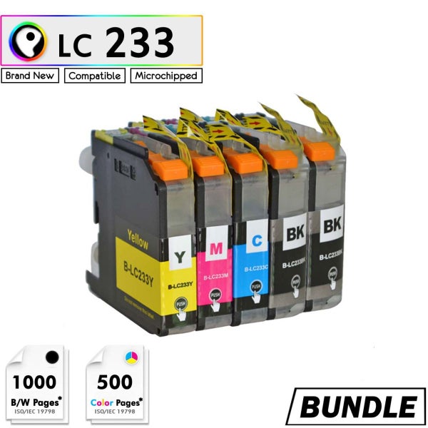 Premium compatible Brother LC231 LC233 Value Pack Carousel 1