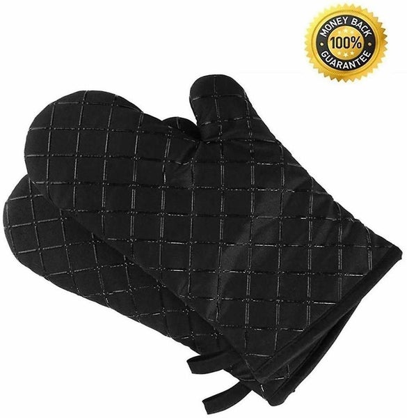 Premium Non-slip Oven Gloves (set Of 2) Up To 240 C - Silicone Extremely Heat-re Carousel 1