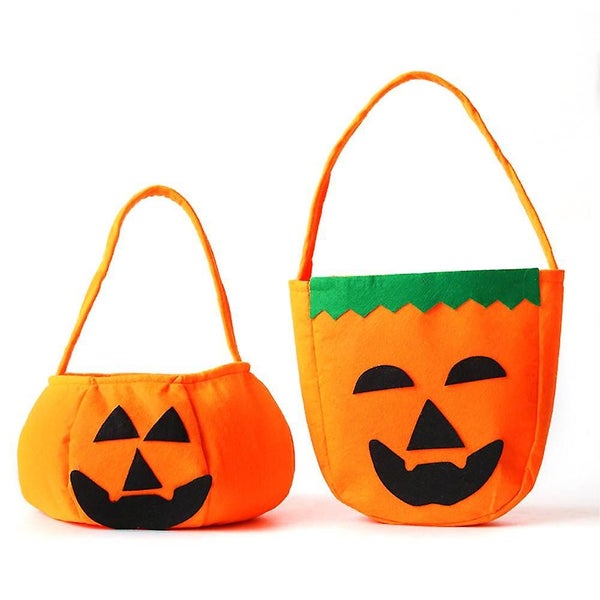 Halloween Pumpkin Candy Bags For Kids, Trick Or Treat Bags Non-woven Gift Bag Ho Carousel 1