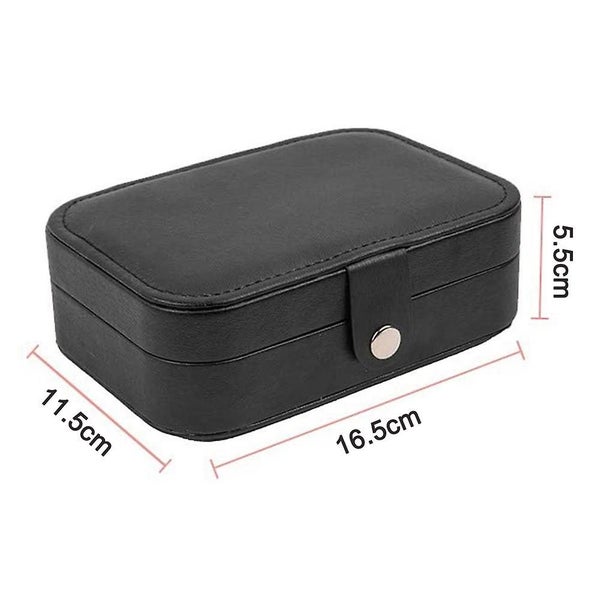 Bran Jewelry Box Women Small Jewelry Box Travel Jewelry Box With Mirror Jewelry Carousel 5