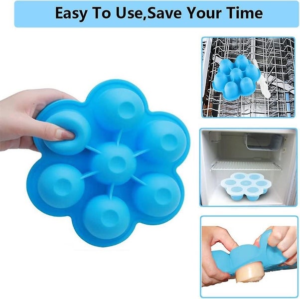 Egg Bites Molds For Instant Pot Accessories, Freezer Ice Cube Trays Silicone Foo Carousel 2