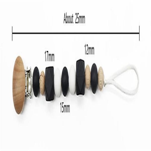 Pacifier Clips Compatible With Boys - Silicone Teething Beads Paci Clip Baby Bi Carousel 5