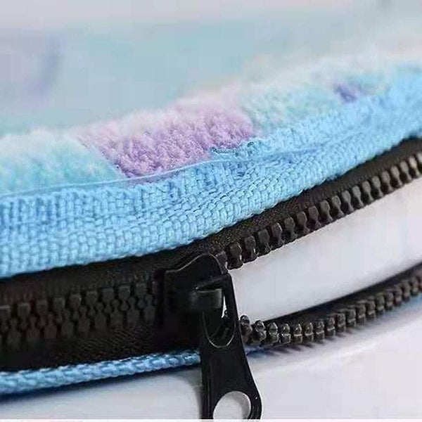 Toilet Seat Cover Pads Washable Bathroom Soft Thicker Warmer Washable Cloth Toil Carousel 5