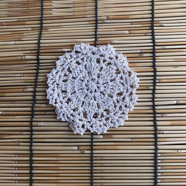 Bran Cotton Coaster Cotton Carpet Cup, 10 Pcs Cotton Hook Lace Lace Coat 4 Inch Carousel 5