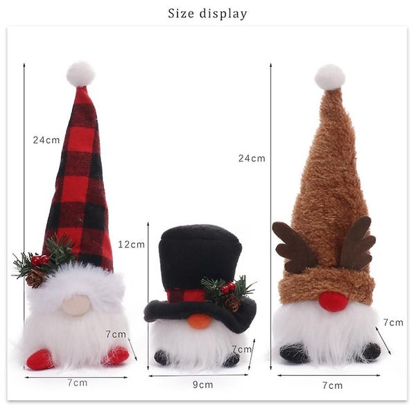 Lighted Christmas Gnomes Decorations For Home Holiday Party Gifts Carousel 2