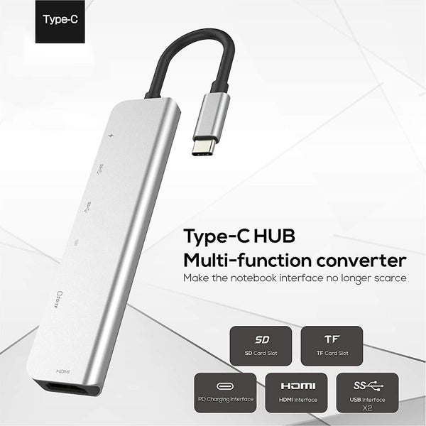 Usb C Hub Adapter Dongle Compatible With Macbook Air, Macbook Pro With 4k 60hz Carousel 2