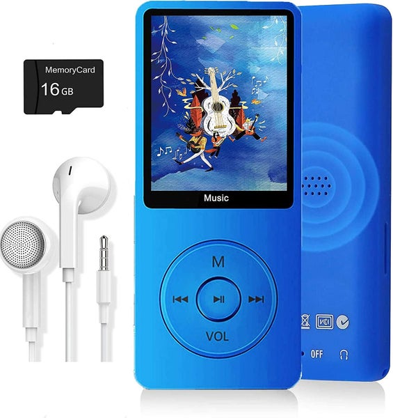 Mp3 Player, Music Player With 16gb Micro Sd Card, Build-in Speaker/photo/video P Carousel 1
