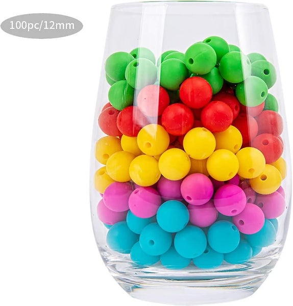 Silicone Teething Beads 12mm(0.47inch) Stylish & Natural Diy Necklace Bpa-free C Carousel 2