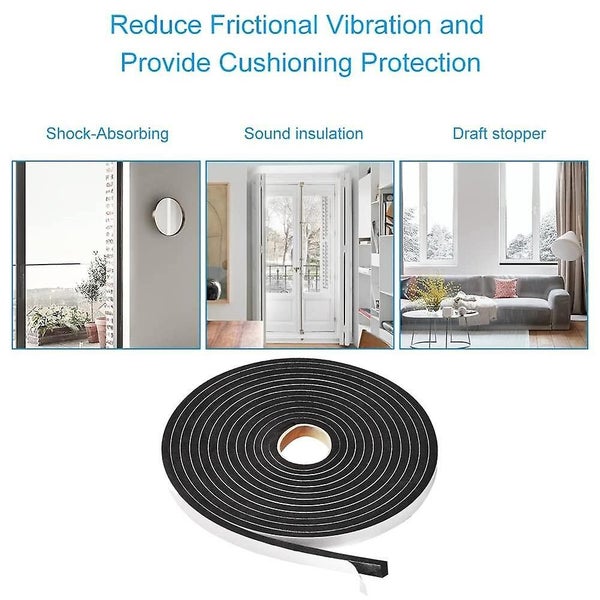 Foam Tape, Weather Stripping For Door And Window, Single Sided Closed Cell Door Carousel 5