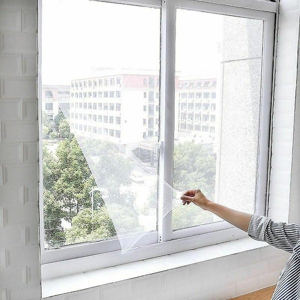 Fiberglass Window Screen Netting Mesh Curtain, Diy Self-adhesive Window Net Scre Carousel 5