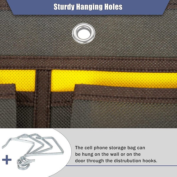 Numbered Classroom Sundries Closet Pocket Chart For Cell Phones Holder Wall Door Carousel 5