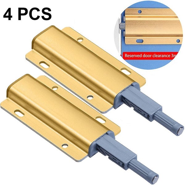 Bran Door Opener 4 Pieces Push To Open Magnetic Pressure Cutcap Drawer Drawer Pr Carousel 2
