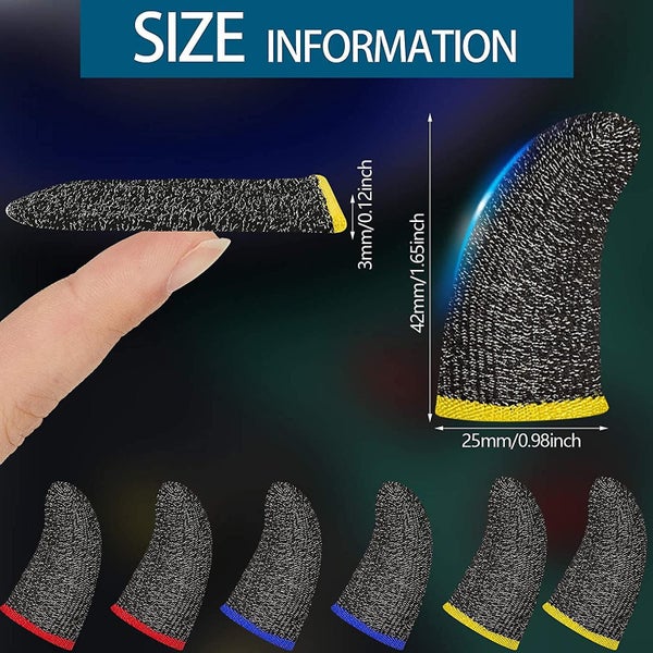 30 Piece Finger Sleeve For Gaming Mobile Game Controller Finger Thumb Sleeve Ant Carousel 2