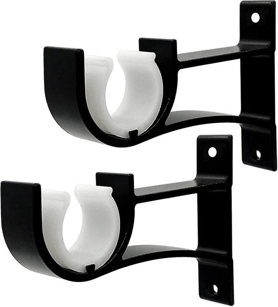 Curtain Rod Bracket, Small Curtain Rod Brackets Holder For Curtain Rods Heavy Du Carousel 2