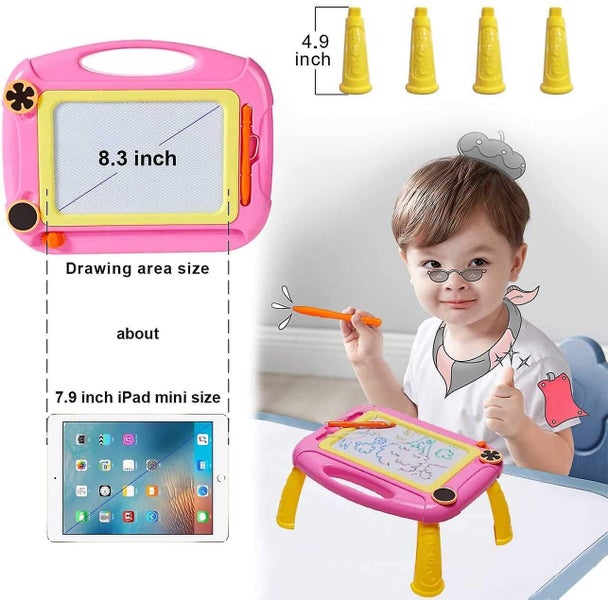 Magnetic Drawing Board Compatible With Kids Large Doodle Board Writing Painting Carousel 2