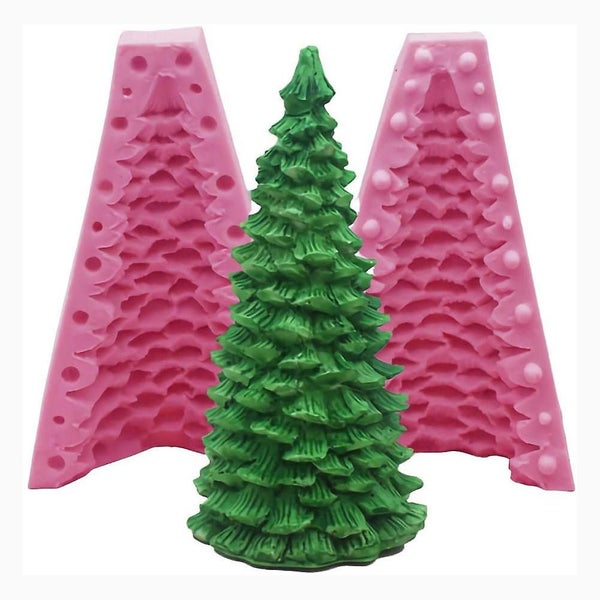 Bran Form Silicone Shape Christmas Tree 3d Candle Soap Shape Chocolate Cake Swee Carousel 1