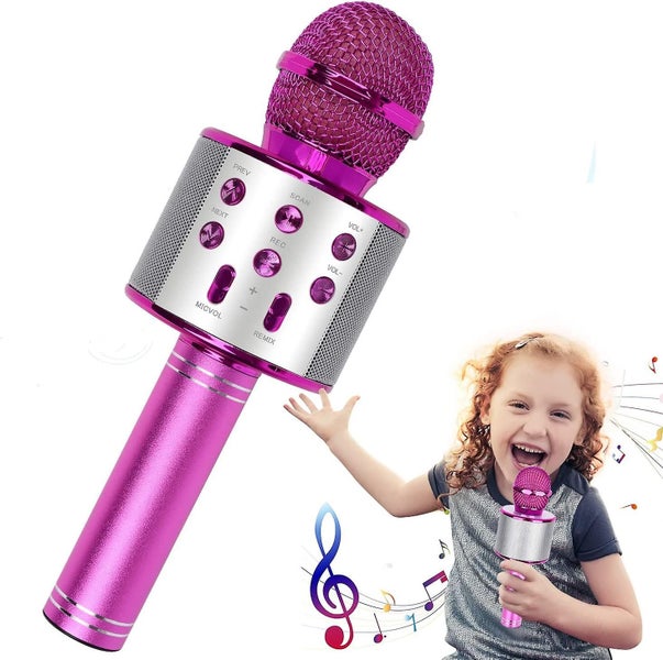Bran Karaoke Microphone, Wireless Bluetooth Karaoke Microphone Children, Portabl Carousel 1