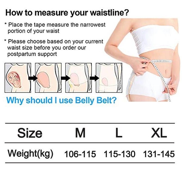 Bran Postpartal Belly Wrap Belt Pregnancy Recovery Girdle Corset Waist Trainer B Carousel 5