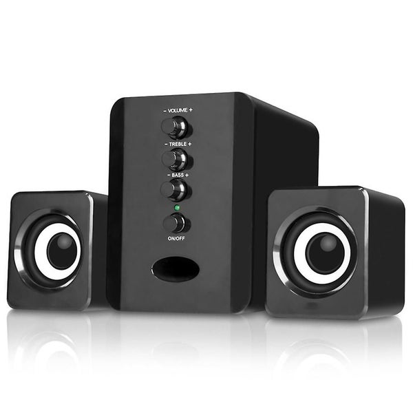 Bran Mini Loudspeaker System With Subwoofer, Usb Aux 3.5 Mm Wired Stereo Bass Sp Carousel 1