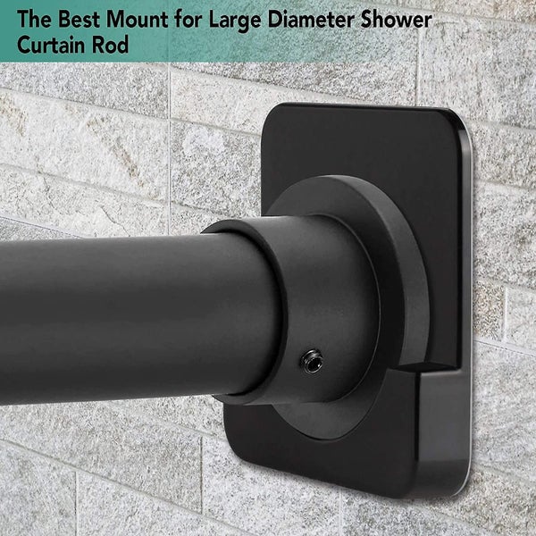 Bran Self -adhesive Shower Curtain Holder Shower Rod Holder For Wall White Rod H Carousel 5