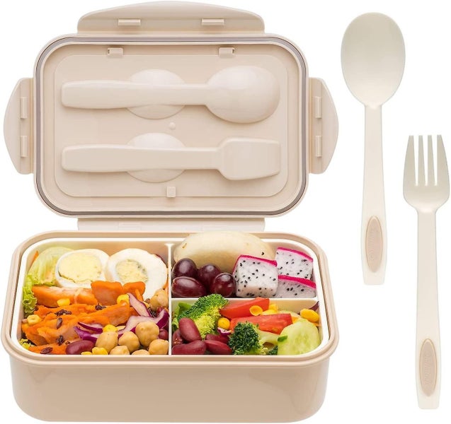 Bran Bento Boxes For Adults - 1400 Ml Bento Lunch Box For Kids Childrens With Sp Carousel 1