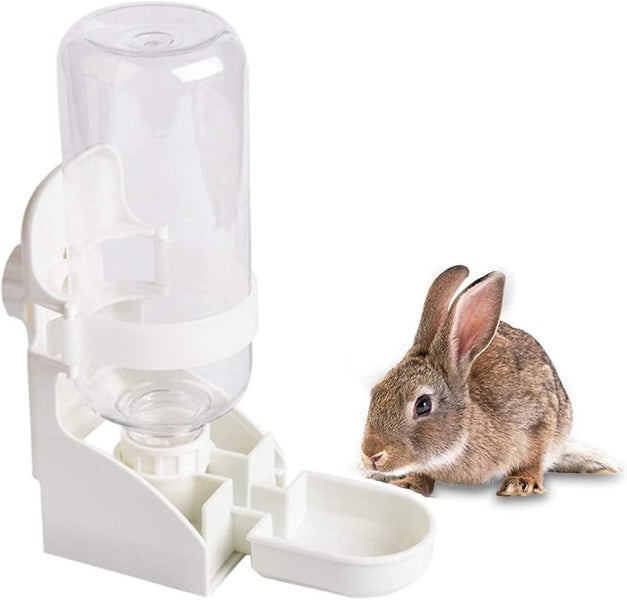 Rabbit Water Bottle, 17oz Hanging Water Fountain Automatic Dispenser No Leak Wat Carousel 2