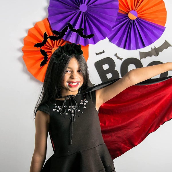 Halloween Black Bat Headband Costume Accessory Carousel 5