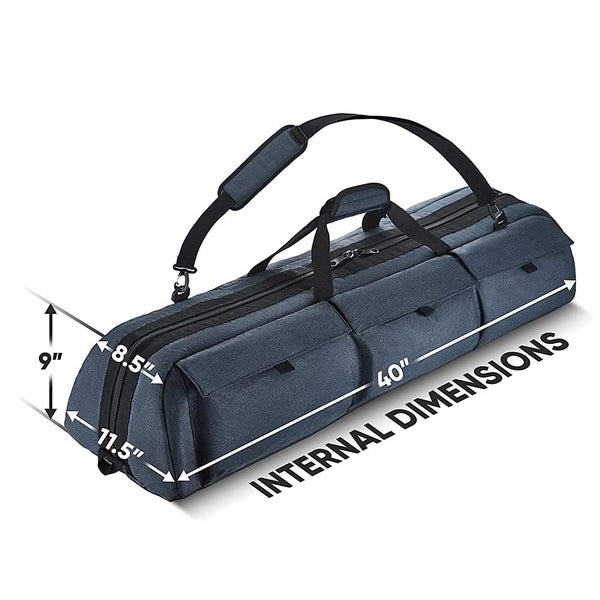 Multipurpose 101.6cm Case Storage Bag For Telescope w Smart Phone Adapter Navy Carousel 2