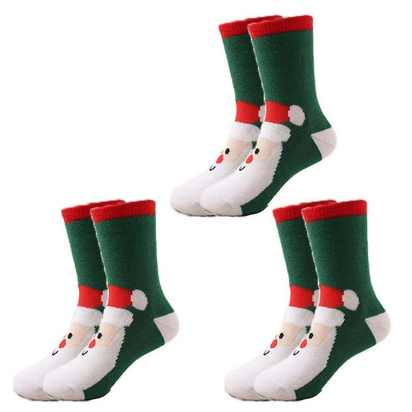 Cotton Christmas Socks For Children Winter Thickened Keep Warm Socks Carousel 1