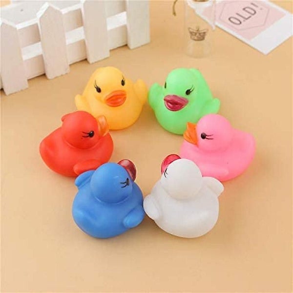 Bran Classic Rubber Duck Bath Toy Led Water Sensor Luminous Duck Floating In Wat Carousel 5