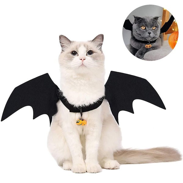 Bran Pet Cat Bat Wings For Halloween Party Decoration, Puppy Collar Leads Cospla Carousel 2