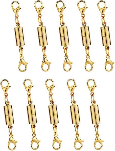 Bran Pack Of 12pcs Gold Color And Silver Color Magnetic Lobster Clasp For Jewelr Carousel 1