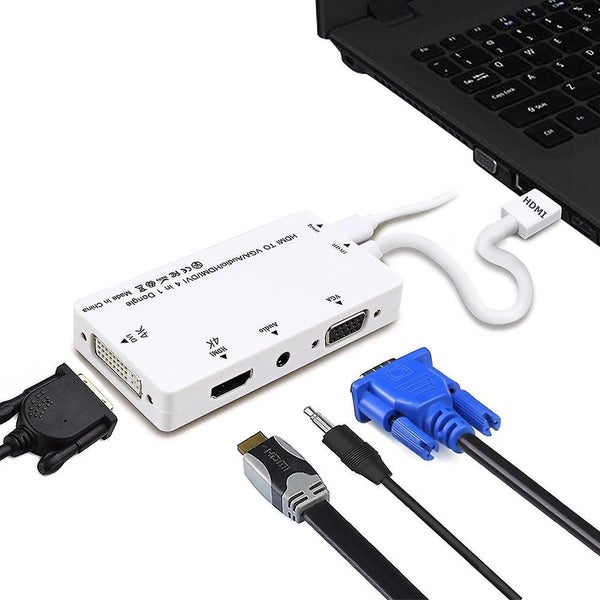 Bran 3 In 1 Hdmi To Vga Dvi Hdmi With Audio 3.5mm Micro Adapter Cable For Hdmi L Carousel 1