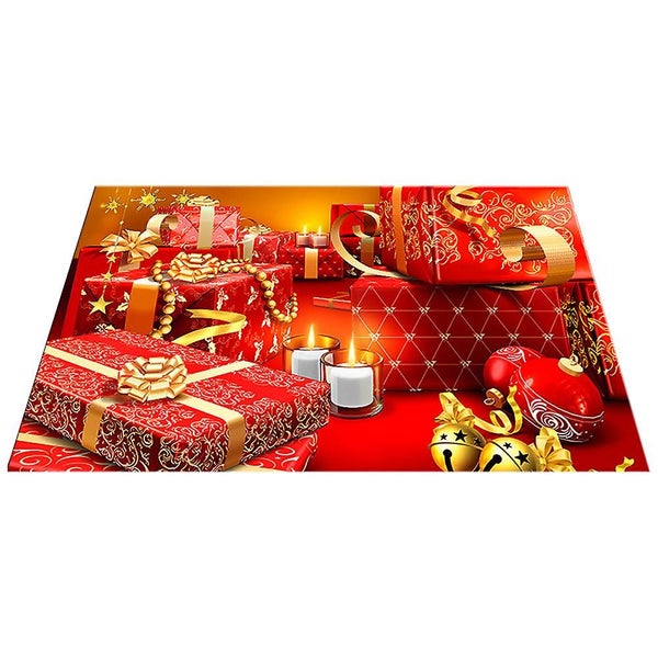 Christmas Decorative Doormatoutdoor front Door bathroom Entrance Mats Rugs Carp Carousel 1