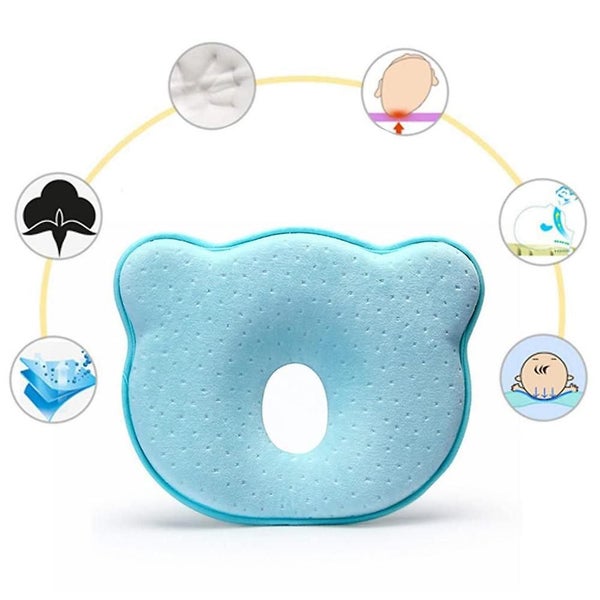 Bran Baby Pillow For Newborn Infant0-12months flat Head Prevention 3d Memory F Carousel 2