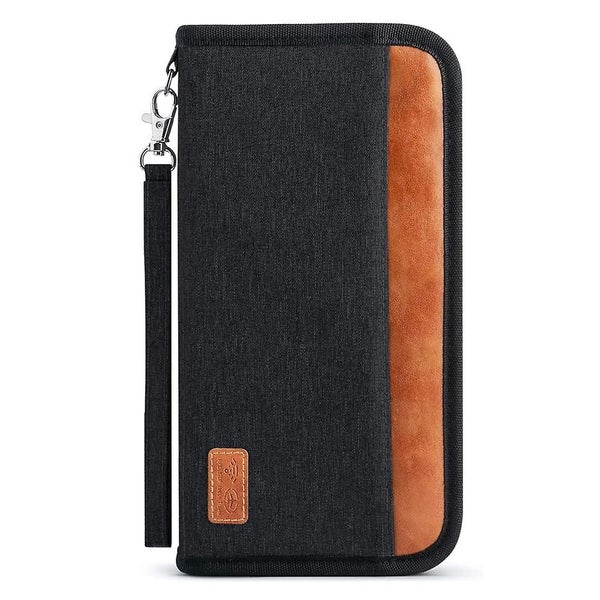 Bran Travel Wallet Rfid Blocking Document Organizer Bag, Family Passport Holder Carousel 1