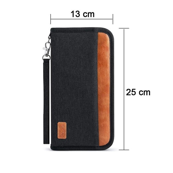 Bran Travel Wallet Rfid Blocking Document Organizer Bag, Family Passport Holder Carousel 5